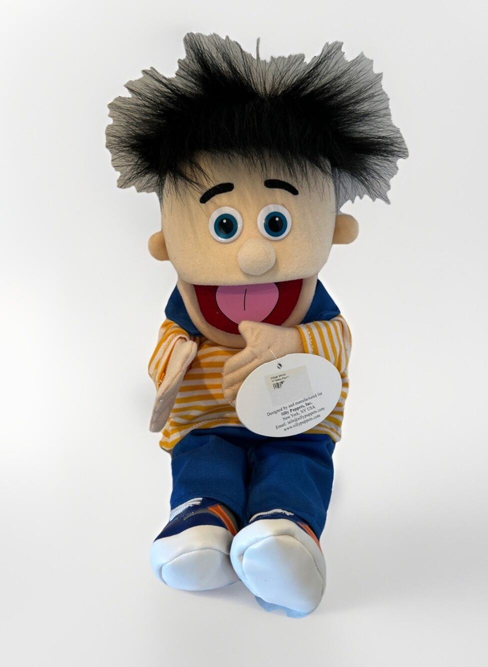 NWT- 14" Bobby, Peach Boy, Hand Puppet